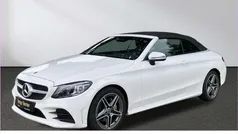 Weiß Gebraucht 2018 Mercedes C180 AMG line Cabrio | 26.900 € (Fairer Preis)