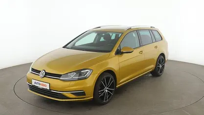 Gelb Gebraucht 2017 VW Golf VII Sound Kombi | 12.530 € (Fairer Preis)