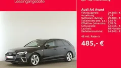 Schwarz Gebraucht 2022 Audi A4 S-Line Kombi | 29.889 € (Fairer Preis)