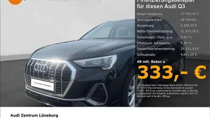 Mythosschwarz metallic Gebraucht 2022 Audi Q3 S-Line SUV | 27.950 € (Guter Preis)