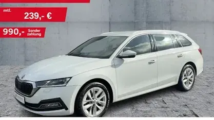 Gebraucht Skoda Octavia Style 150 PS (110 kW) 2023 Weiß Kombi