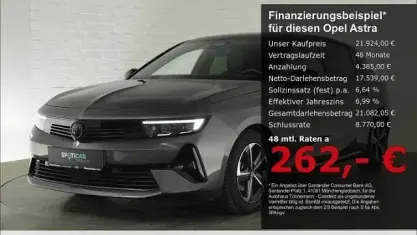 Brugt Opel Astra 131 HK (96 kW) 2025 Grå Hatchback
