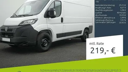 Weiß Neu 2025 Peugeot Boxer Van | 29.890 € (Guter Preis)