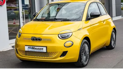 Neu Fiat 500e Icon 86 kW (118 PS) 2026 Gelb Limousine
