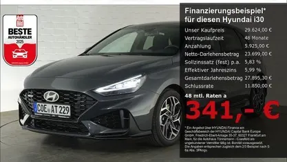 Begagnad Hyundai i30 N Line 150 HK (110 kW) 2026 Grå Sedan