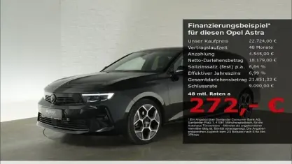 Gebraucht Opel Astra Ultimate 131 PS (96 kW) 2024 Schwarz Kleinwagen