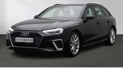 Mythosschwarz metallic Gebraucht 2024 Audi A4 S-Line Kombi | 27.480 € (Superpreis)