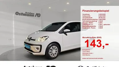 Weiß Gebraucht 2020 VW up! Kleinwagen | 11.219 € (Etwas zu teuer)