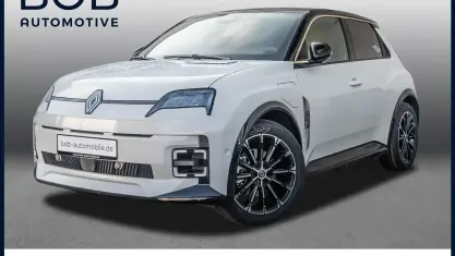 Neu Renault 5 E-Tech Iconic 110 kW (150 PS) 2026 Perlmutt + black pearlschwarz Limousine