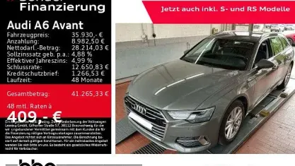 Gebraucht Audi A6 Sport 245 PS (180 kW) 2022 Grau Kombi