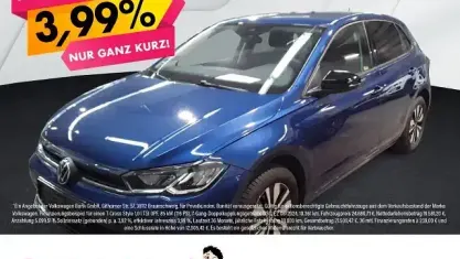 Gebraucht VW Polo Goal 116 PS (85 kW) 2025 Blau Kleinwagen