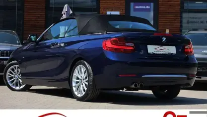 Occasion BMW 220 Luxury Line 190 ch (139 kW) 2015 Bleue Cabriolet