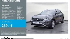 Grau Gebraucht 2024 VW T-Roc Life SUV | 23.360 € (Fairer Preis)