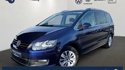 Gebraucht VW Sharan 150 PS (110 kW) 2022 Atlantik blue metallic Van / Kleinbus