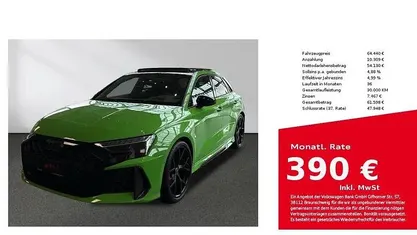 Grün Gebraucht 2025 Audi RS3 Sportback Ambiente Kleinwagen | 64.440 € (Guter Preis)