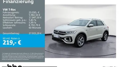 Gebraucht VW T-Roc R-line 110 PS (80 kW) 2024 Grau SUV