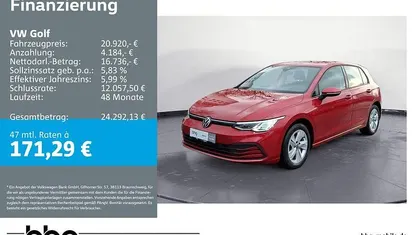 Gebraucht VW Golf Life 150 PS (110 kW) 2021 Limousine