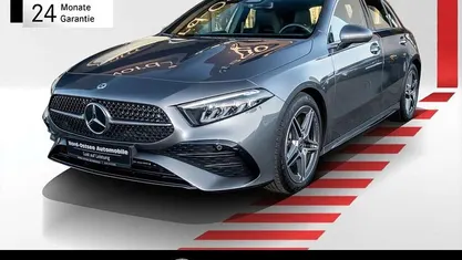 Metalliclack mountaingrau Gebraucht 2025 Mercedes A200 AMG Limousine | 31.490 € (Fairer Preis)