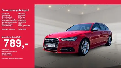 Rot Gebraucht 2017 Audi S6 Design Kombi | 36.590 € (Etwas zu teuer)