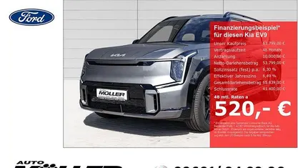 Grau Gebraucht 2025 Kia EV9 GT-Line SUV | 63.799 € (Fairer Preis)