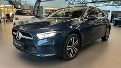 Denimblau metallic Gebraucht 2021 Mercedes A250 Progressive Limousine | 24.870 € (Guter Preis)