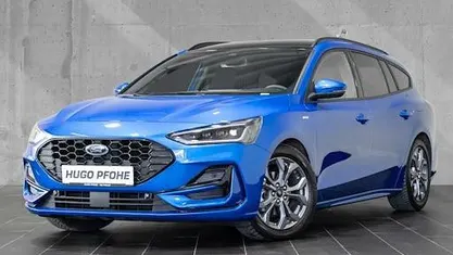 Desert island blue metallic Gebraucht 2024 Ford Focus ST-Line Kombi | 26.950 € (Etwas zu teuer)