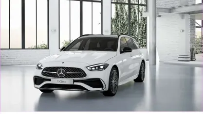 Gebraucht Mercedes C220 AMG 200 PS (147 kW) 2022 Weiß Limousine