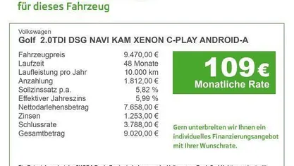 United grey Gebraucht 2010 VW Golf Limousine | 9.470 € (Etwas zu teuer)