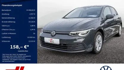 Used VW Golf VIII Style 150 HP (110 kW) 2022 Grey Sedan