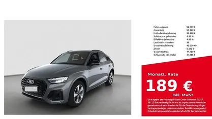 Chronosgrau Gebraucht 2025 Audi Q5 Sportback S-Line SUV | 52.790 € (Guter Preis)
