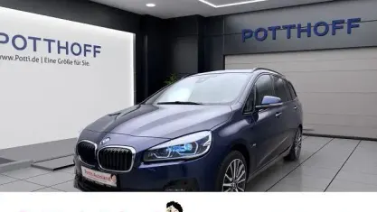 Gebraucht BMW 218 Gran Tourer Sport Line 150 PS (110 kW) 2019 Mediterranblau metallic Van / Kleinbus