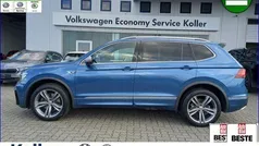 Blue silk metallic Gebraucht 2021 VW Tiguan Allspace R-line SUV | 34.970 € (Superpreis)