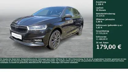 Gebraucht Skoda Fabia Style 150 PS (110 kW) 2022 Schwarz Kleinwagen