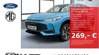 Neu MG HS Luxury 170 PS (125 kW) 2025 Blau SUV