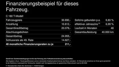 Gebraucht 2023 Mercedes C180 Avantgarde Kombi | 30.890 € (Fairer Preis)