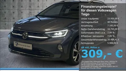 Grau Gebraucht 2022 VW Taigo Style SUV | 23.950 € (Fairer Preis)