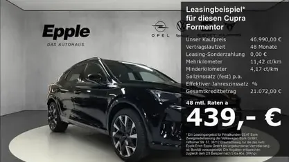 Neu Cupra Formentor VZ 272 PS (200 kW) 2026 Schwarz SUV