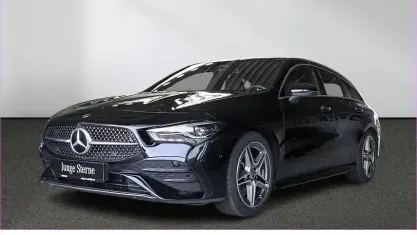 Gebraucht Mercedes CLA200 Shooting Brake AMG 163 PS (119 kW) 2025 Unilack nachtschwarz Kombi