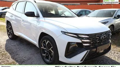 Atlas white Neu 2025 Hyundai Tucson N Line SUV | 29.627 € (Fairer Preis)