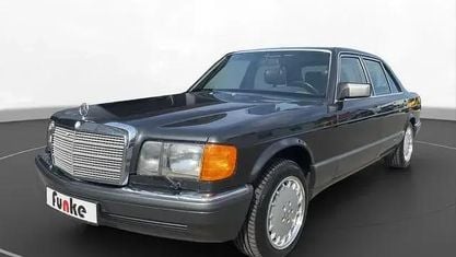 Brugt Mercedes S560 279 HK (205 kW) 1990 Blå Sedan