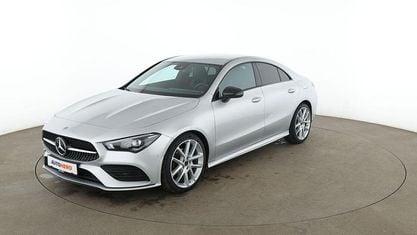 Brugt Mercedes CLA200 AMG line 163 HK (119 kW) 2021 Sølv Sedan