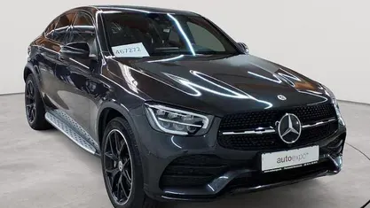 Gebraucht Mercedes GLC300 AMG line Plus 245 PS (180 kW) 2022 Graphitgrau metallic Coupé