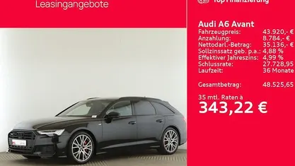 Schwarz Gebraucht 2022 Audi A6 Sport Kombi | 43.920 € (Fairer Preis)