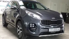 Grau (e5b) winchestergrau met. (metallic) Gebraucht 2018 Kia Sportage GT-Line SUV | 19.990 € (Fairer Preis)