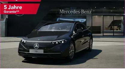 Brugt Mercedes EQS450+ Electric Art 244 kW (333 HK) 2023 Sort Sedan