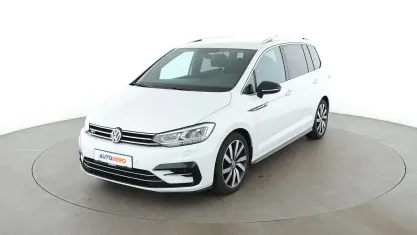 Gebraucht VW Touran Highline 180 PS (132 kW) 2018 Weiß Van / Kleinbus