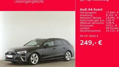 Mythosschwarz metallic Gebraucht 2022 Audi A4 S-Line Kombi | 27.849 € (Fairer Preis)