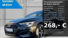 Schwarz Gebraucht 2024 Audi A3 Sportback Advanced Limousine | 36.575 € (Fairer Preis)