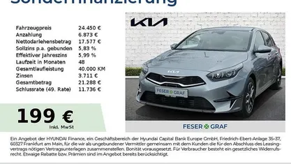Lunarsilber metallic Neu 2025 Kia Ceed Style Kleinwagen | 24.450 € (Fairer Preis)