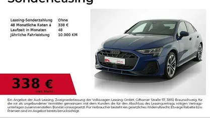 Ascariblau metallic Gebraucht 2025 Audi A3 Ambiente Limousine | 35.881 € (Fairer Preis)